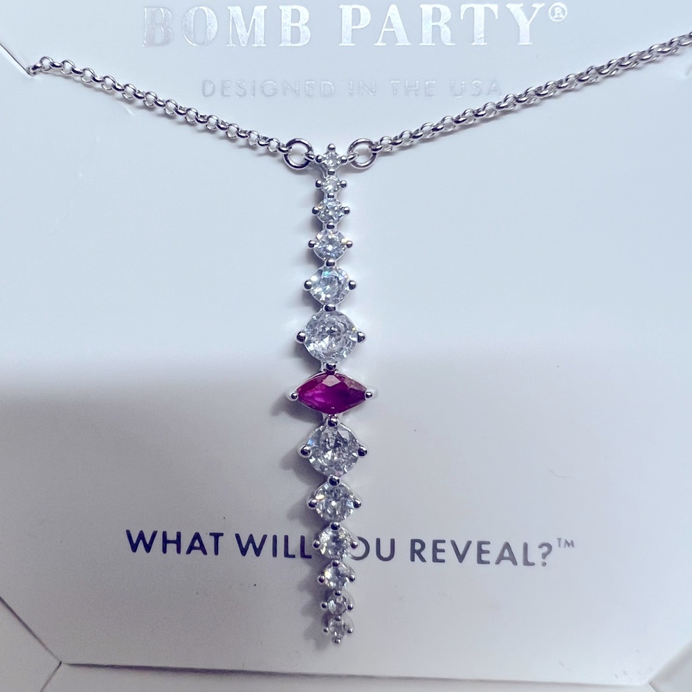 Brand new Bomb Party July 2023 necklace